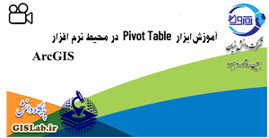 آموزش ابزار Pivot Table در محیط نرم افزار ArcGIS